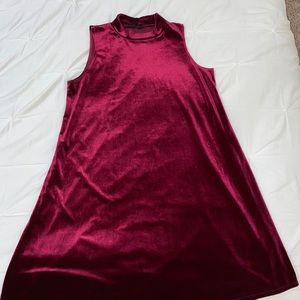 Velvet Maroon Dress